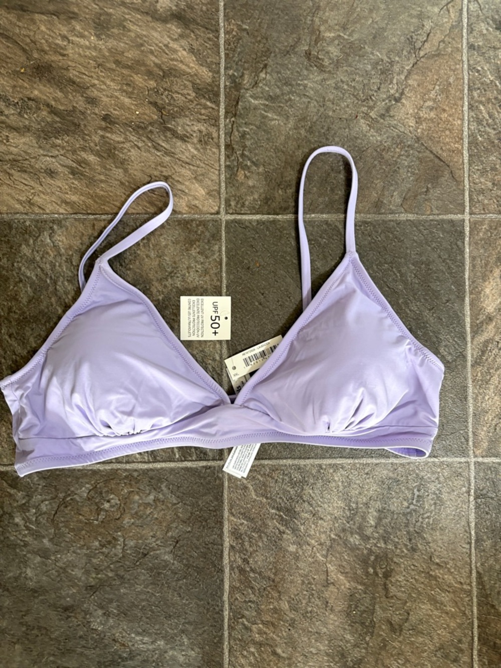 Source Unknown Lavender Wireless Triangle Bralette